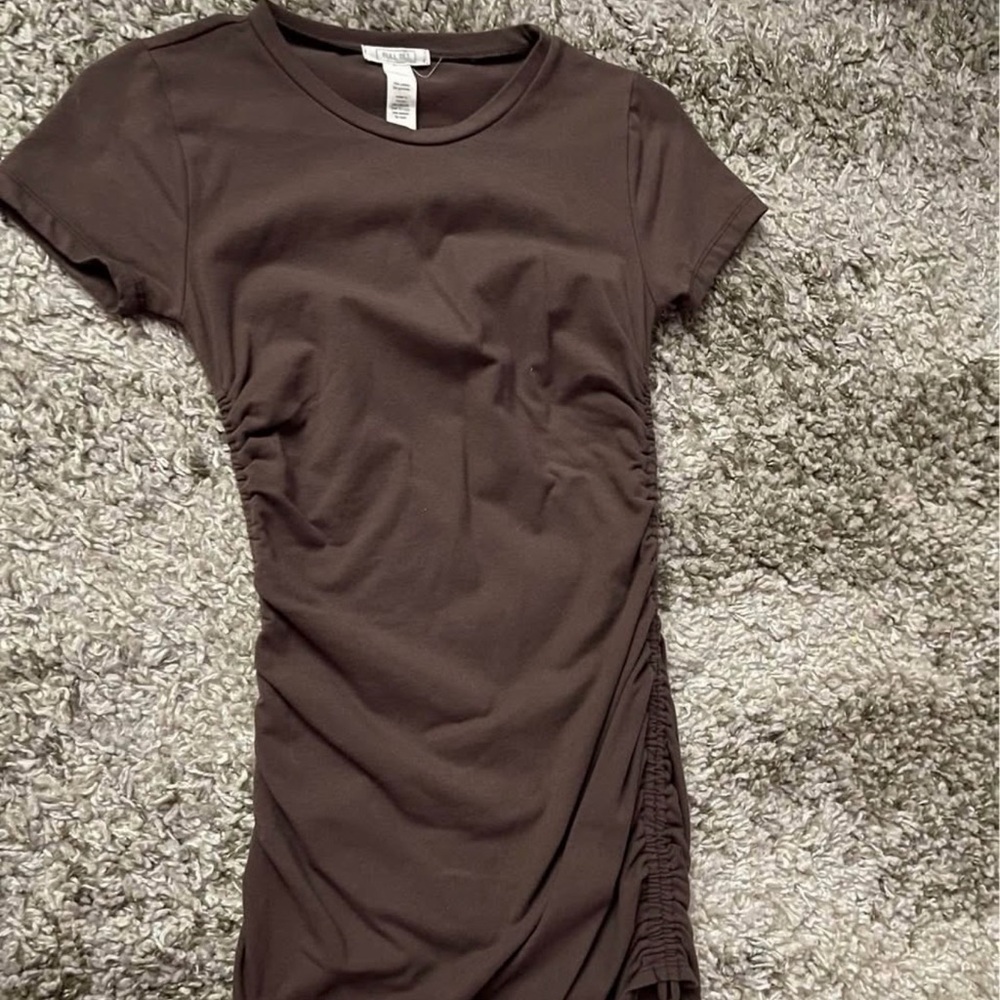 Full Tilt Brown Mini Dress